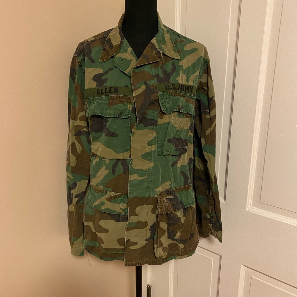 Military camo jacket
